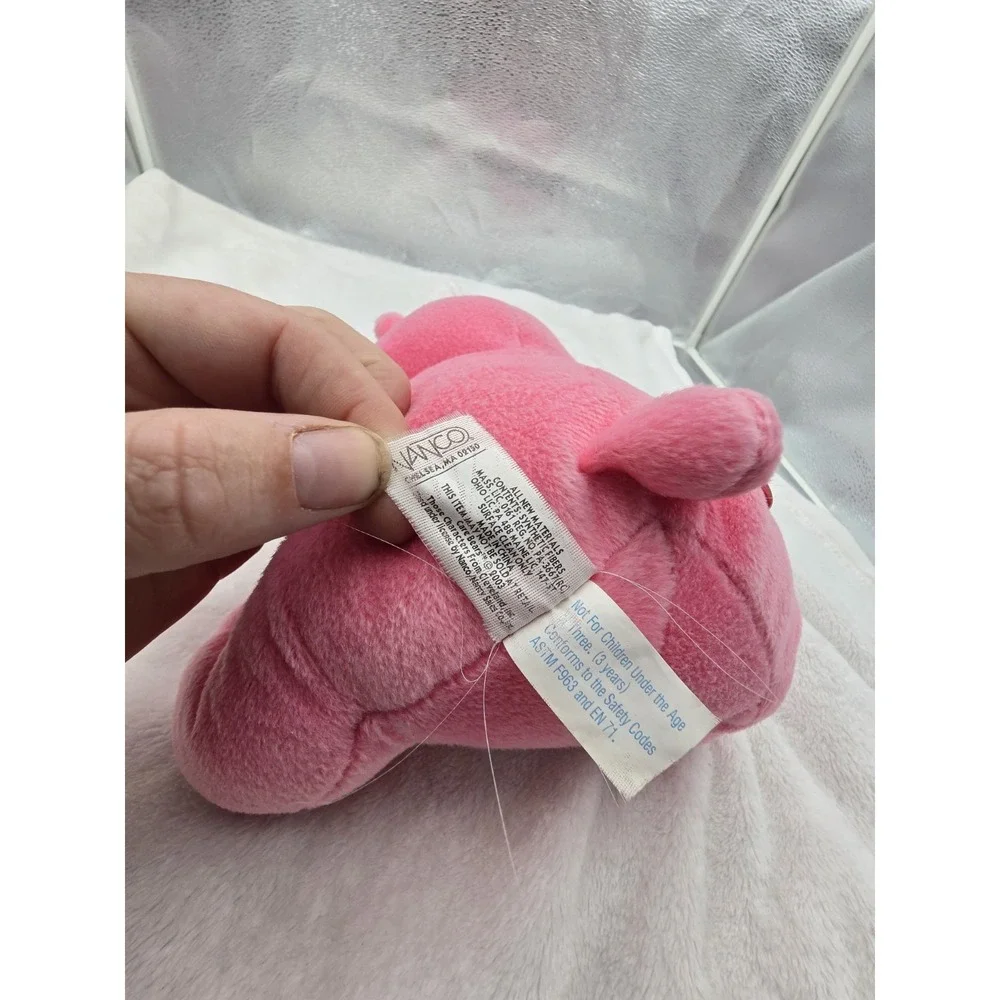 Love-a-Lot‎ Bear Care Bears Pink Hearts Plush Toy 2003 Stuffed Animal